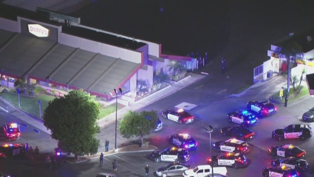 Police describe arrest in Corona Denny's after 3-county chase