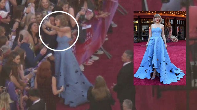 Taylor Swift 'Eras Tour' film premiere preps shut down at The Grove