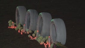 'Ghost tire' memorial honors 4 Pepperdine students killed in PCH crash