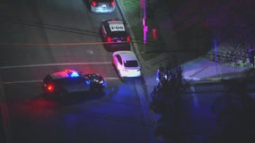 Fontana police shoot, kill suspect allegedly threatening family; officer injured
