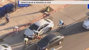 Is it faster to bike or drive from East LA to West LA during rush hour? FOX 11 puts it to the test
