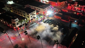 3 businesses red-tagged on Main Street in Balboa Peninsula following overnight fire