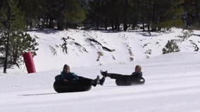 Alpine Slide Big Bear opens early for snow tubing following cold weather