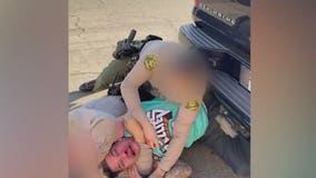 VIDEO: Deputy punches amputee already in chokehold in East LA; Loaded firearm recovered, LASD says