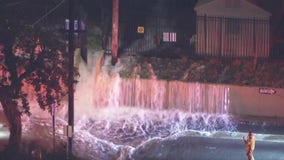 Breached water tank floods Redondo Beach neighborhood