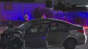 1 killed in violent 4-vehicle crash in Covina