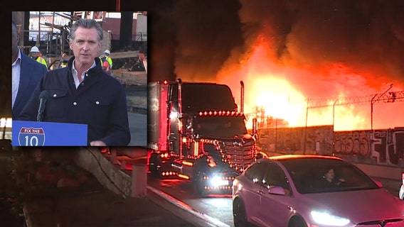 10 Freeway fire: Suspected cause released