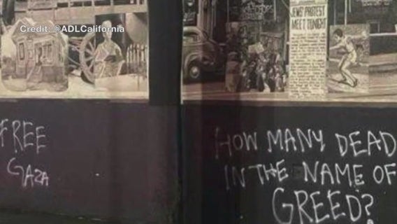 Antisemitic graffiti messages in Canter's Deli parking lot investigated as a hate crime