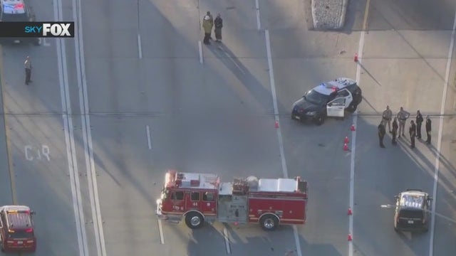 Man shot by CHP officer on 105 Freeway near Willowbrook