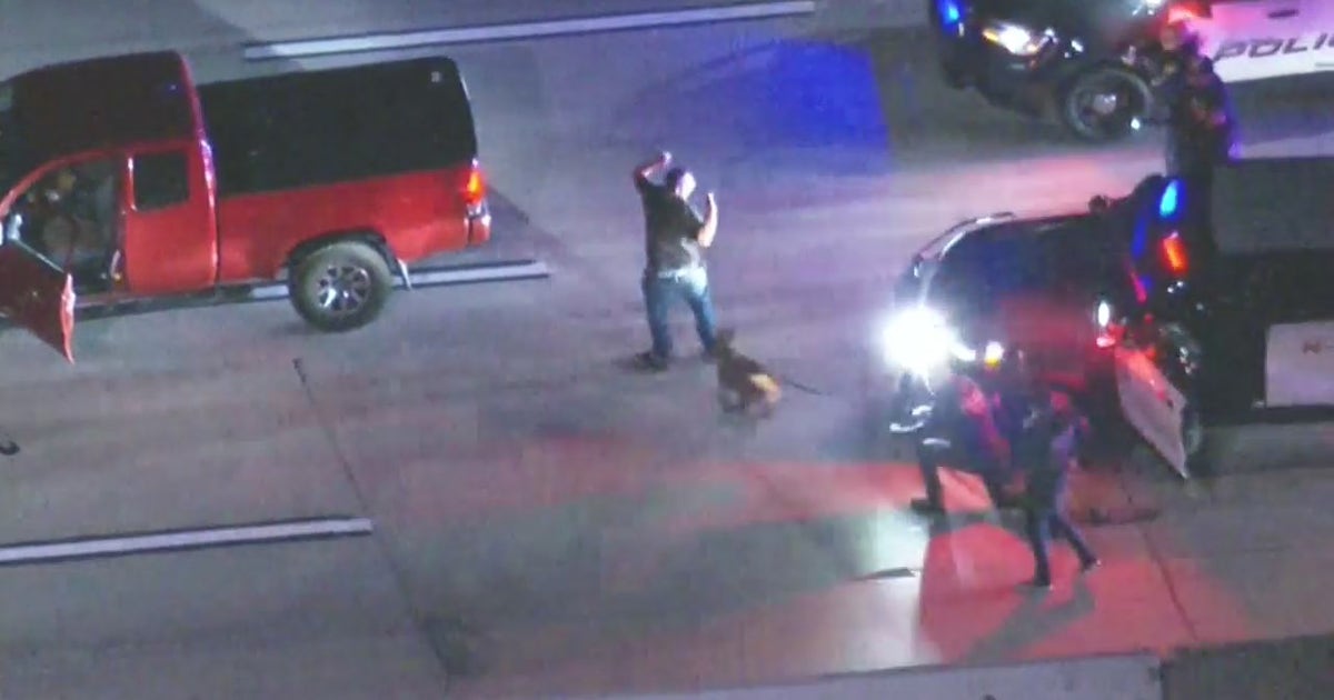 K9 roughs up suspect after hour-long California police chase | FOX 11 ...