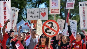 Faculty at CSU campuses hold day-long strikes demanding higher wages