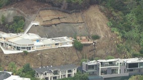 PHOTOS: Hollywood Hills homes hit by possible mudslide in SoCal storms