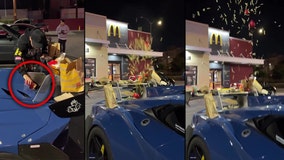 WATCH: LA man shoots French fries from $250,000 Lamborghini Huracán exhaust system