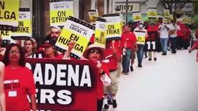 Pasadena hotel workers walk off job hours before Rose Parade