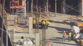 LAFD crew saves worker who fell below ground level in East Hollywood