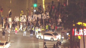 Protesters demanding cease-fire in Gaza blocked traffic near LAX