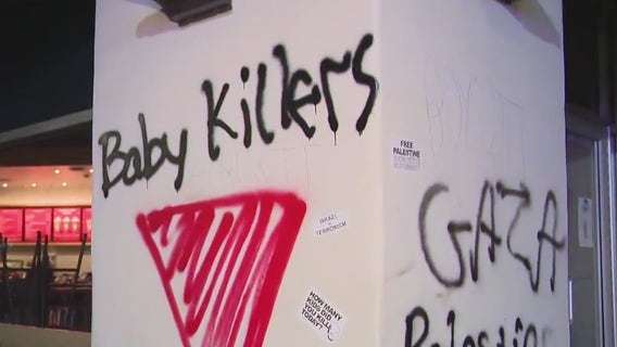 Westwood businesses vandalized during President Joe Biden's LA visit