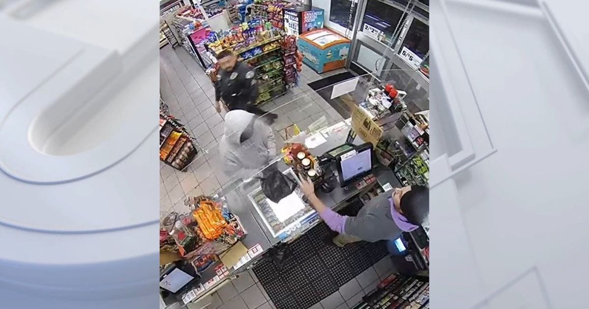 West Covina officer walks in on armed robbery | FOX 11 Los Angeles