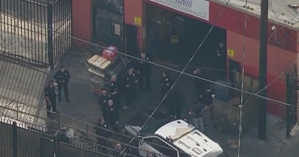 LA police chase ends with driver in allegedly stolen truck getting shot ...