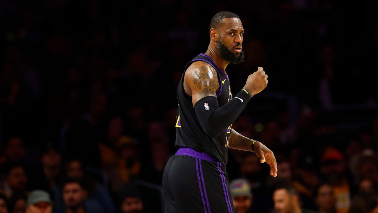 VIDEO: LeBron James Visibly Shaken Up After Fan Tries To Hug Him | FOX ...