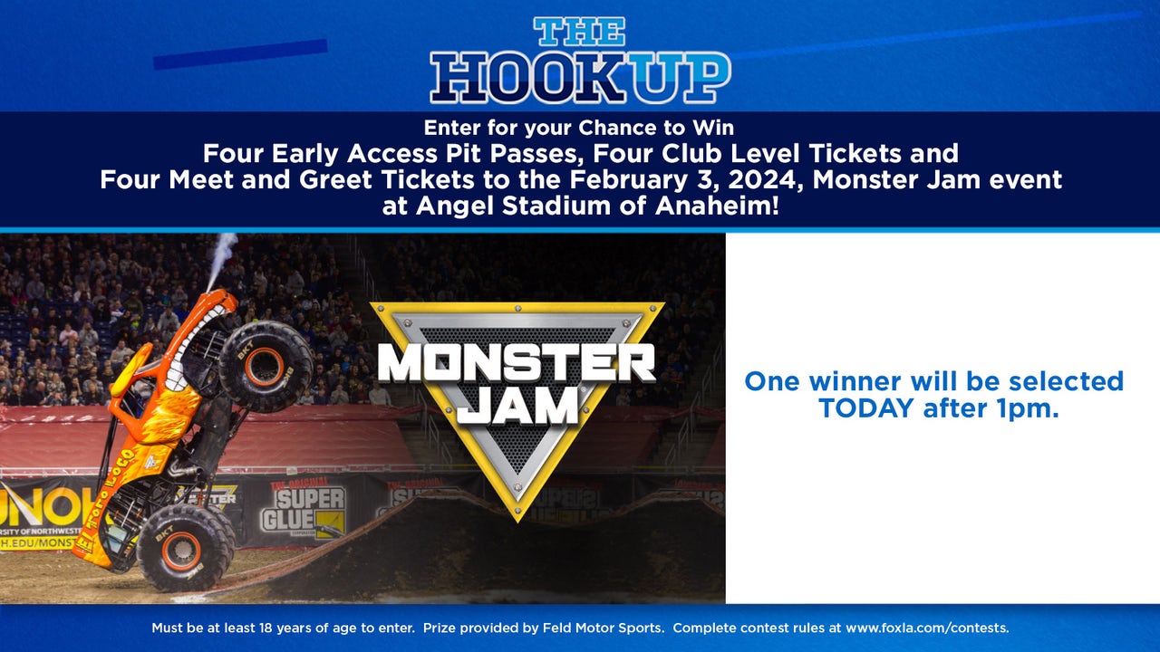 THE HOOKUP: Giveaway for Monster Jam at Angel Stadium of Anaheim - Vimarsana News