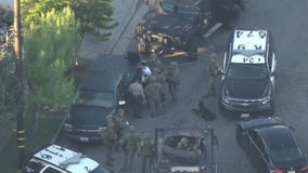 East LA SWAT standoff ends in 3 arrests