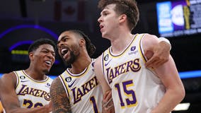 Austin Reaves sets the record straight about Lakers teammates D'Angelo Russell, Rui Hachimura