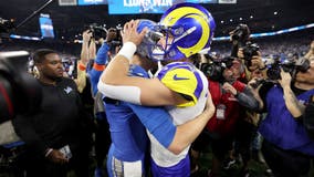 Goff leads Lions to first playoff win in 32 years, 24-23 over Stafford, Rams