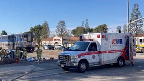 Woman killed after Amtrak train hits car in Camarillo