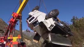 California hiker spots, saves woman trapped inside truck nearly 5 days after going off cliff