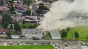 Fire at Monrovia elementary school breaks out