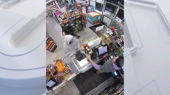 West Covina officer walks in on armed robbery