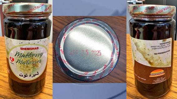 Health officials warn this jam sold in Los Angeles grocery stores could be contaminated