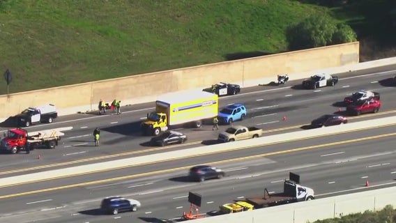 Truck driver killed after being struck by lumber off back of another truck in Chatsworth