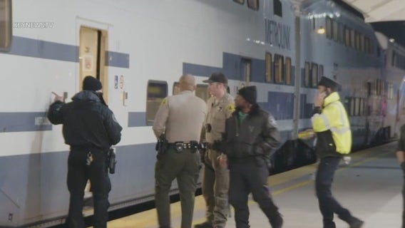 Metrolink train in Palmdale hit by gunfire