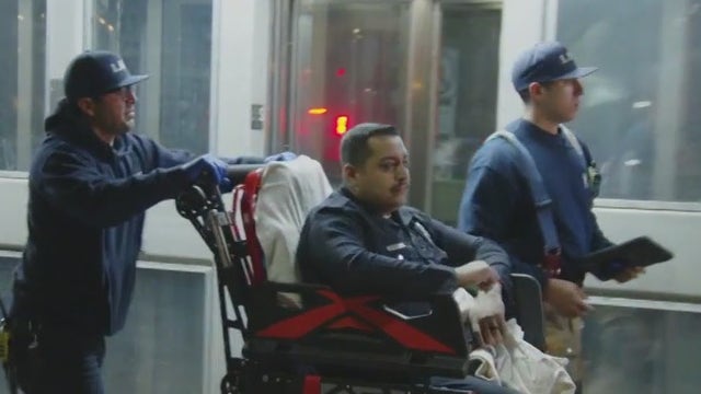 LAPD officer assaulted by homeless man at Metro station