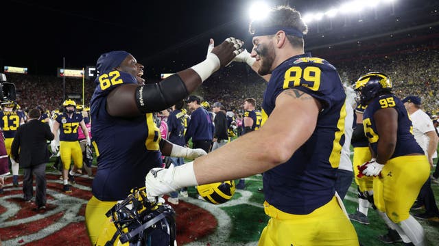 Michigan beats Alabama 27-20 in overtime victory at Rose Bowl in CFP semifinals