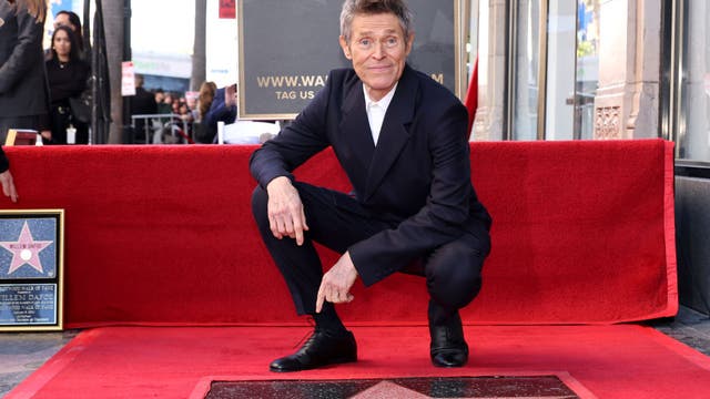 Willem Dafoe receives Hollywood Walk of Fame star