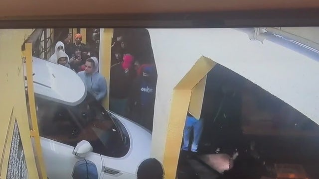 Compton street takeover turns into bakery break-in