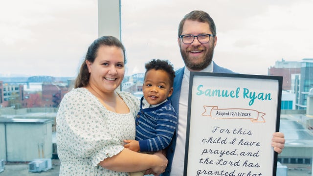 Couple adopts safe haven baby surrendered at fire station: 'We're just thankful to God'