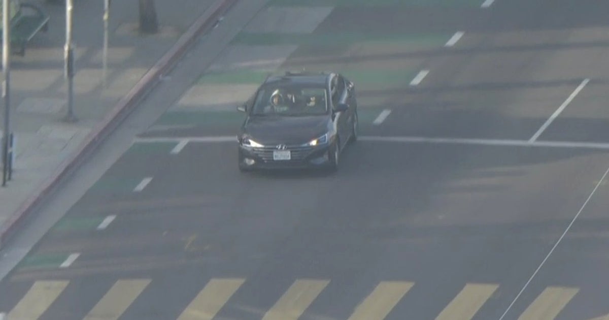 Police chase suspect nearly hits pedestrians, bicyclists near South LA | FOX 11 Los Angeles