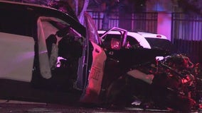 Fontana police chase ends in crash; 3 teens killed