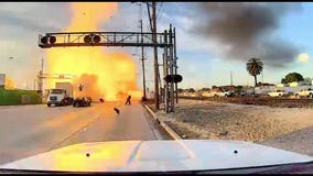 Video captures Wilmington gas explosion that injured 9 firefighters