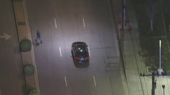 Possible burglary suspect leads half-hour police chase across LA County