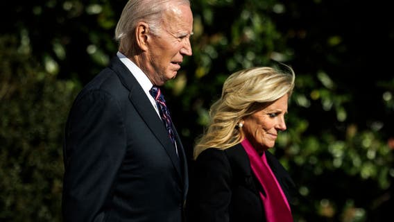 Bidens depart LA for political fundraiser in Las Vegas