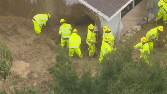 Mudslide tears through Hacienda Heights neighborhood