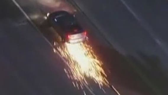 Driver leads hour-long police chase across LA, Riverside, San Bernardino counties