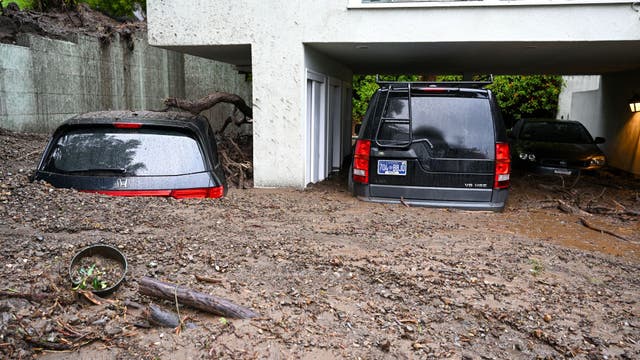 California storm: Photos show dramatic aftermath