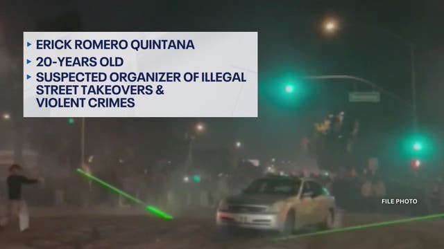 Man accused of organizing street takeovers in Southern California arrested, released