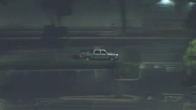 Pickup truck leads hour-long police chase across LA, Orange counties